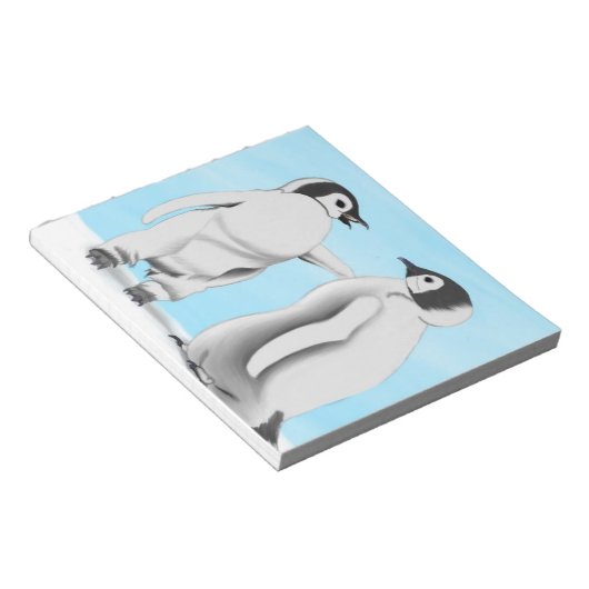 Cool Cosy Penguins Notizblock (angewinkelt)