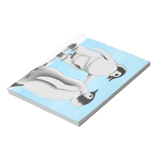 Cool Cosy Penguins Notizblock (Rotiert)