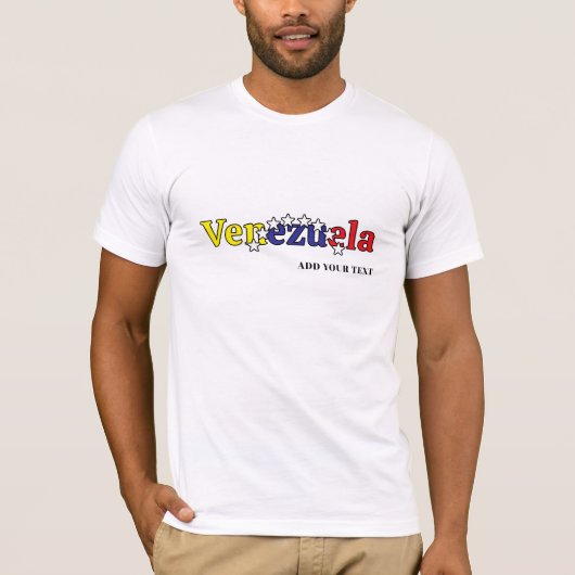cool country flag customize men's Venezuelan 2 T-Shirt (Vorderseite)