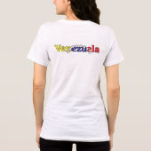 cool country flag customize women's Venezuelan 1 Tri-Blend Shirt (Rückseite)