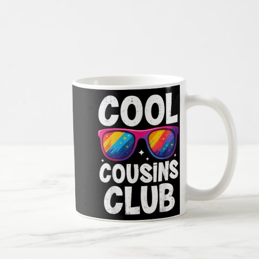 Cool Cousins Club Family Matching Funny Cousin Squ Kaffeetasse (Rechts)