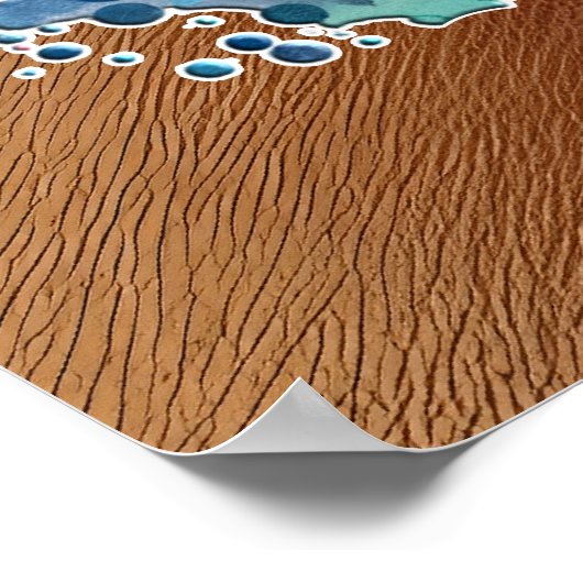 Cool Cowboy Rodeo Träume Poster (Ecke)