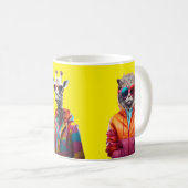 Cool Crew – Colour-Pop Animal Squad Yellow Mug Kaffeetasse (VorderseiteRechts)