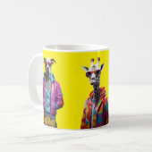 Cool Crew – Colour-Pop Animal Squad Yellow Mug Kaffeetasse (Vorderseite Links)