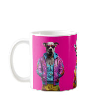 Cool Crew – Farbige Tiertruppe Hot Pink