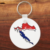 Cool Croatia Schlüsselanhänger (Vorderseite)
