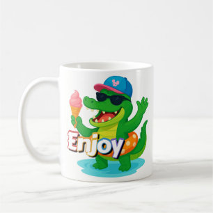 Cool Croc Summer Vibes Tasse