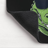 Cool Crocodile Animal Gator Graphic With Cap And S Mousepad (Ecke)