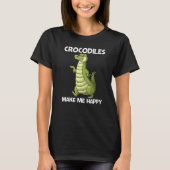 Cool Crocodile For Men Women Alligator Reptile Ani T-Shirt (Vorderseite)