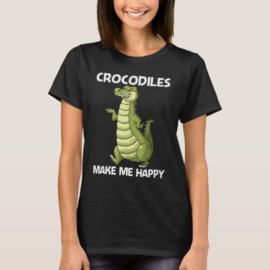 Cool Crocodile For Men Women Alligator Reptile Ani T-Shirt (Vorderseite)