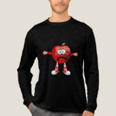 Cool Crying Red Apple Cartoon Shirt (Vorderseite)