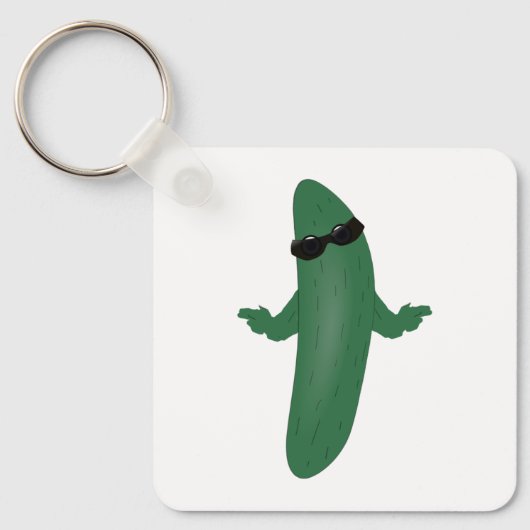 Cool Cucumber Schlüsselanhänger (Vorderseite)