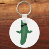 Cool Cucumber Schlüsselanhänger (Vorderseite)
