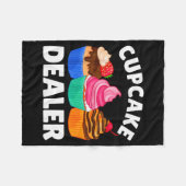 Cool Cupcake Costume For Men Women Baking Cupcake Fleecedecke (Vorderseite (Horizontal))