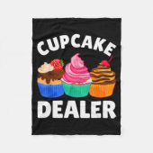 Cool Cupcake Costume For Men Women Baking Cupcake Fleecedecke (Vorderseite)
