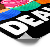 Cool Cupcake Costume For Men Women Baking Cupcake Poster (Ecke)