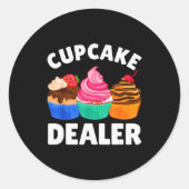 Cool Cupcake Costume For Men Women Baking Cupcake Runder Aufkleber (Vorderseite)