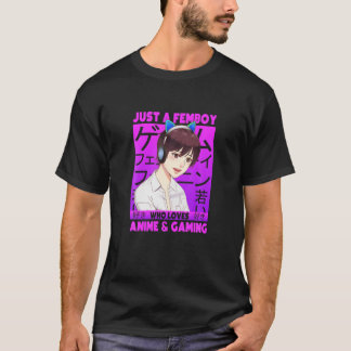Cool Cute Femboy Anime T-Shirt
