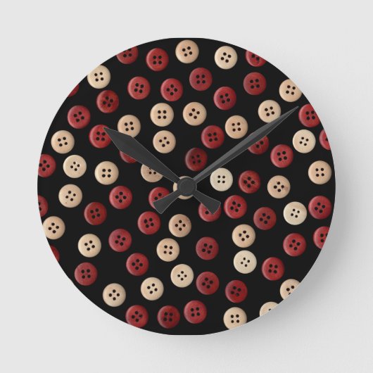 Cool Cute Fun Unique Runde Wanduhr (Vorderseite)