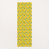 Cool cute yellow lemons fruit yogamatte (Vorderseite)