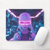 Cool Cyberpunk Anime Mousepad (Mit Mouse)