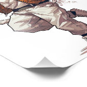 Cool Cyberpunk Tiger Fotodruck (Ecke)