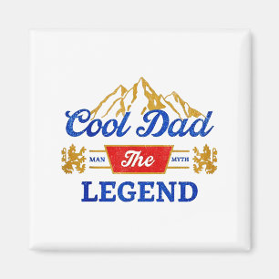 Cool Dad Beer Die Legende  Magnet