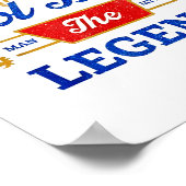 Cool Dad Beer Die Legende Poster (Ecke)