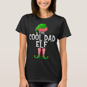 Cool dad Elf Matching Party der Familie Pajam T-Shirt