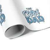 Cool Dad Mountain Vintage Grafikdesign_1 Geschenkpapier (Rolleneckpunkt)