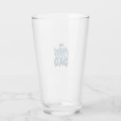 Cool Dad Mountain Vintage Grafikdesign_1 Glas (Rückseite)