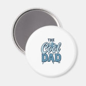 Cool Dad Mountain Vintage Grafikdesign_1 Magnet (Vorderseite/Rückseite)