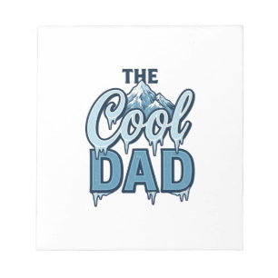 Cool Dad Mountain Vintage Grafikdesign_1 Notizblock