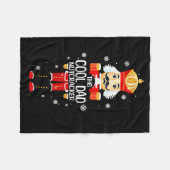 Cool Dad Nutcracker Funny Christmas Family Matchin Fleecedecke (Vorderseite (Horizontal))