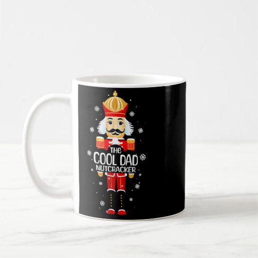 Cool Dad Nutcracker Funny Christmas Family Matchin Kaffeetasse (Links)