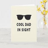 Cool Dad Silhouette Karte (Gelbe Blume)