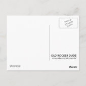 Cool Daddy - O Beatnik Skull Postkarte (Rückseite)