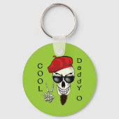 Cool Daddy - O Beatnik Skull Schlüsselanhänger (Vorderseite)