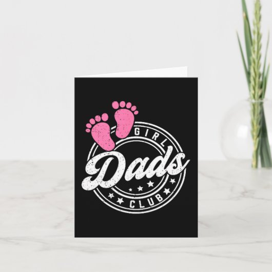 Cool Dads Club Father's Day From Daughter Funny Da Karte (Vorderseite)