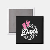 Cool Dads Club Father's Day From Daughter Funny Da Magnet (Vorderseite/Rückseite)