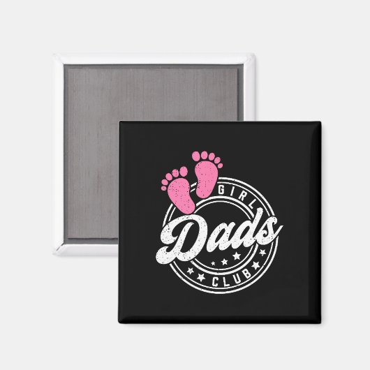 Cool Dads Club Father's Day From Daughter Funny Da Magnet (Vorderseite/Rückseite)