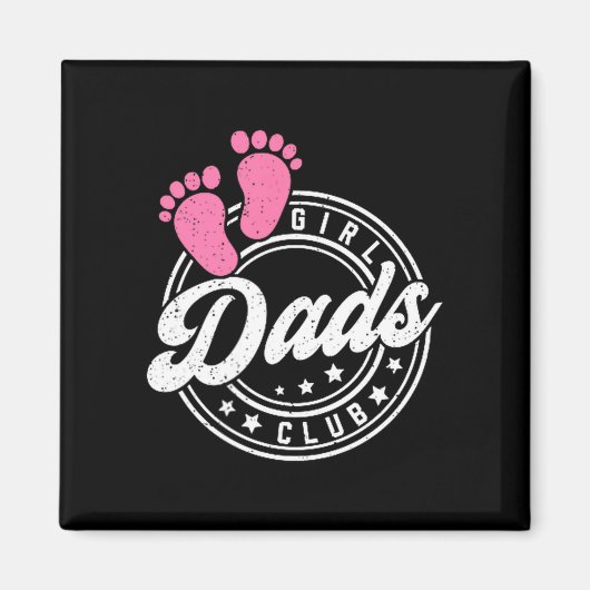 Cool Dads Club Father's Day From Daughter Funny Da Magnet (Vorne)