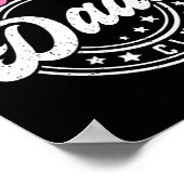 Cool Dads Club Father's Day From Daughter Funny Da Poster (Ecke)