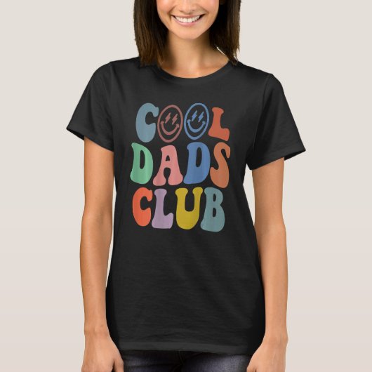 Cool Dads Club New Dad Father's Day T-Shirt (Vorderseite)