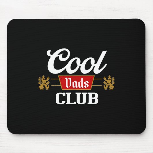 Cool Dads Club Shirt Father's Day From Daughter So Mousepad (Vorne)