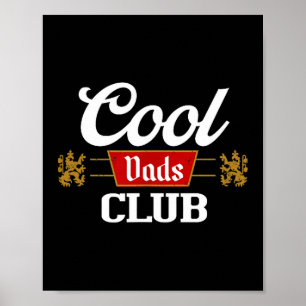 Cool Dads Club Shirt Vater-Tag Von Tochter So Poster