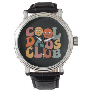 Cool Dads Club Vater Vatertag Retro Groovy Armbanduhr
