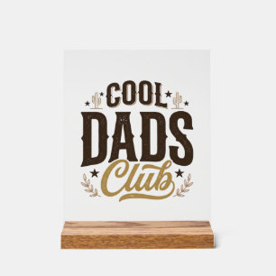 Cool Dads Club Vintage Dad Shirt Design_1 Acrylschild