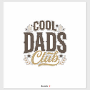 Cool Dads Club Vintage Dad Shirt Design_1 Aufkleber