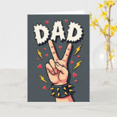 Cool Dads Siegeshand Karte (Gelbe Blume)